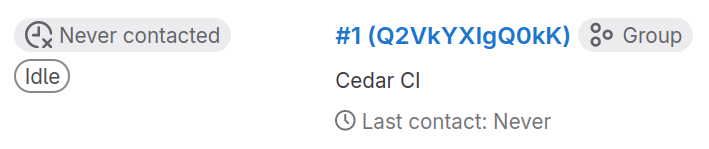 Gitlab runner - never contacted